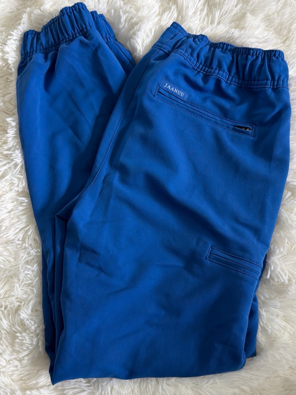 Jaanuu Women’s Jogger Scrub Pants — Royal Blue